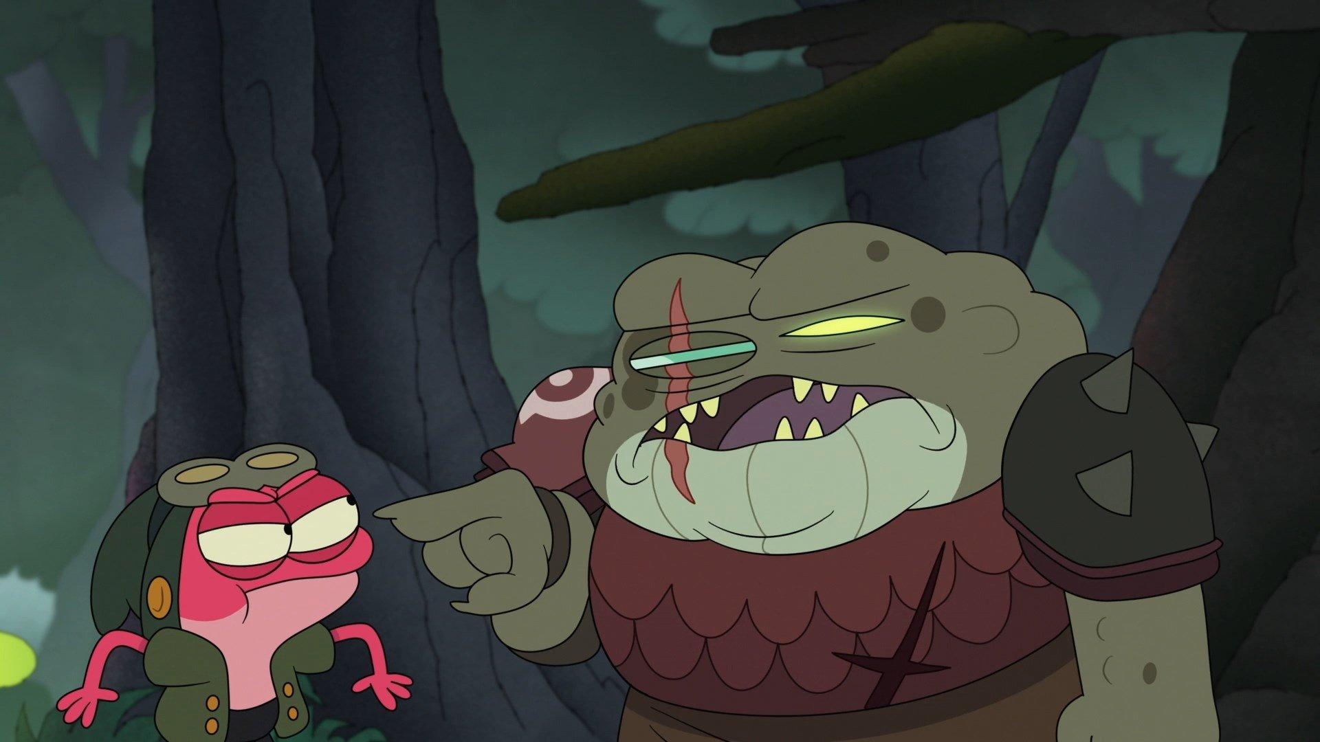 Still from Grime's Pupil