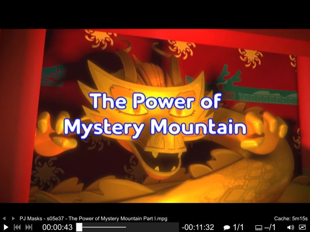 Still from The Power of Mystery Mountain