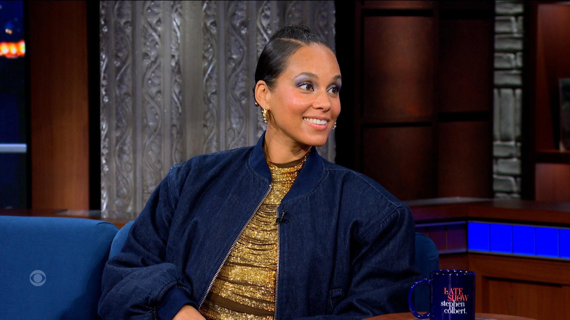 Still from 6/3/24 (Alicia Keys, Stephen Merchant)