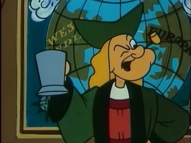 Still from Popeyed Columbus