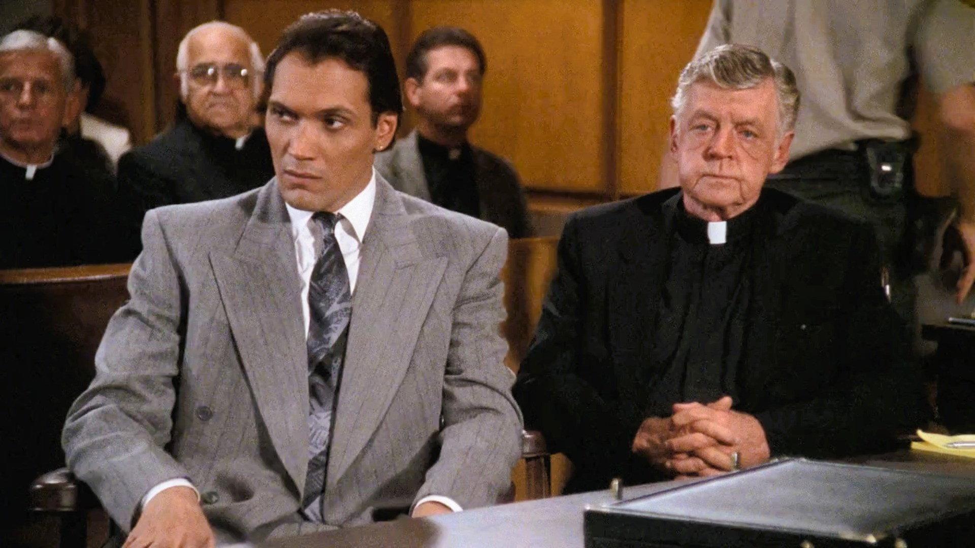 Still from Forgive Me Father, For I Have Sued