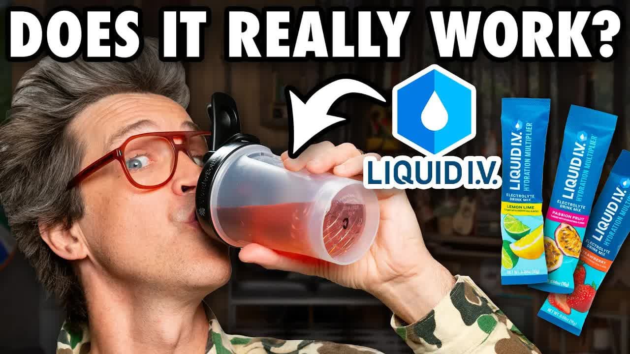 Still from Does Liquid IV Actually Hydrate You?