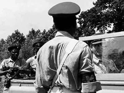 Still from The Galloping Major