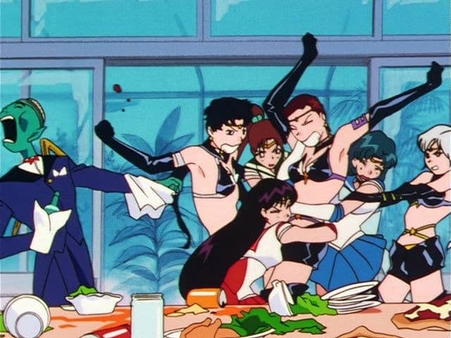 Still from A Night Alone Together: Usagi in Danger