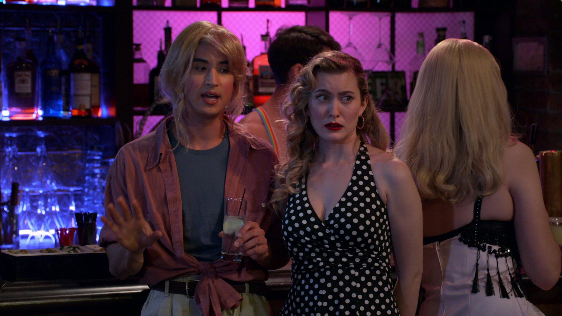 Still from Check this, Mama! It’s a Laura Dern party!