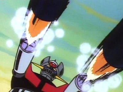 Still from God of death mechanical beast, Desma's fierce attack