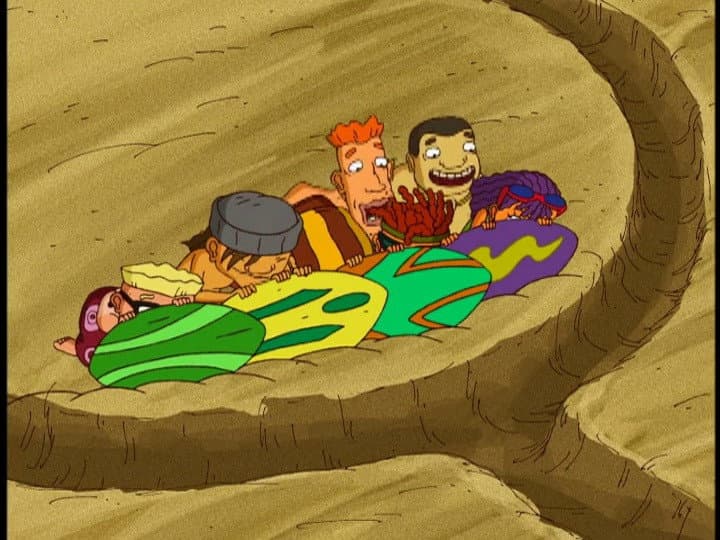 Still from The Great Sandcastle Race