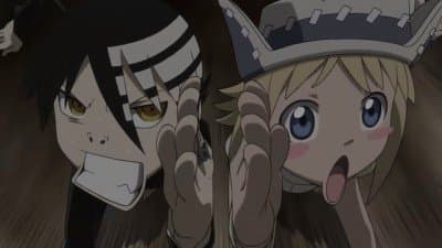Still from The Soul Eating Black Dragon - Scaredy-cat Liz and Her Merry Friends?