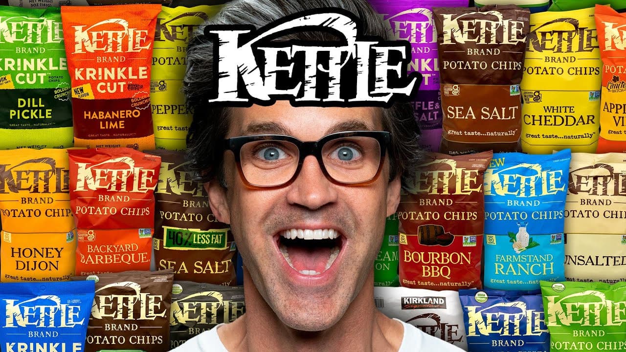Still from We Tried EVERY Kettle Chip Flavor