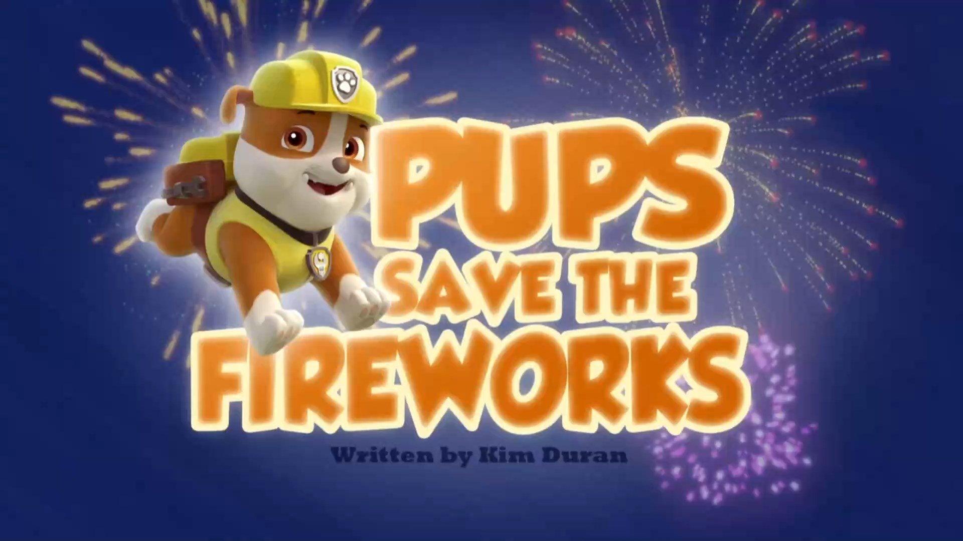 Still from Pups Save the Fireworks
