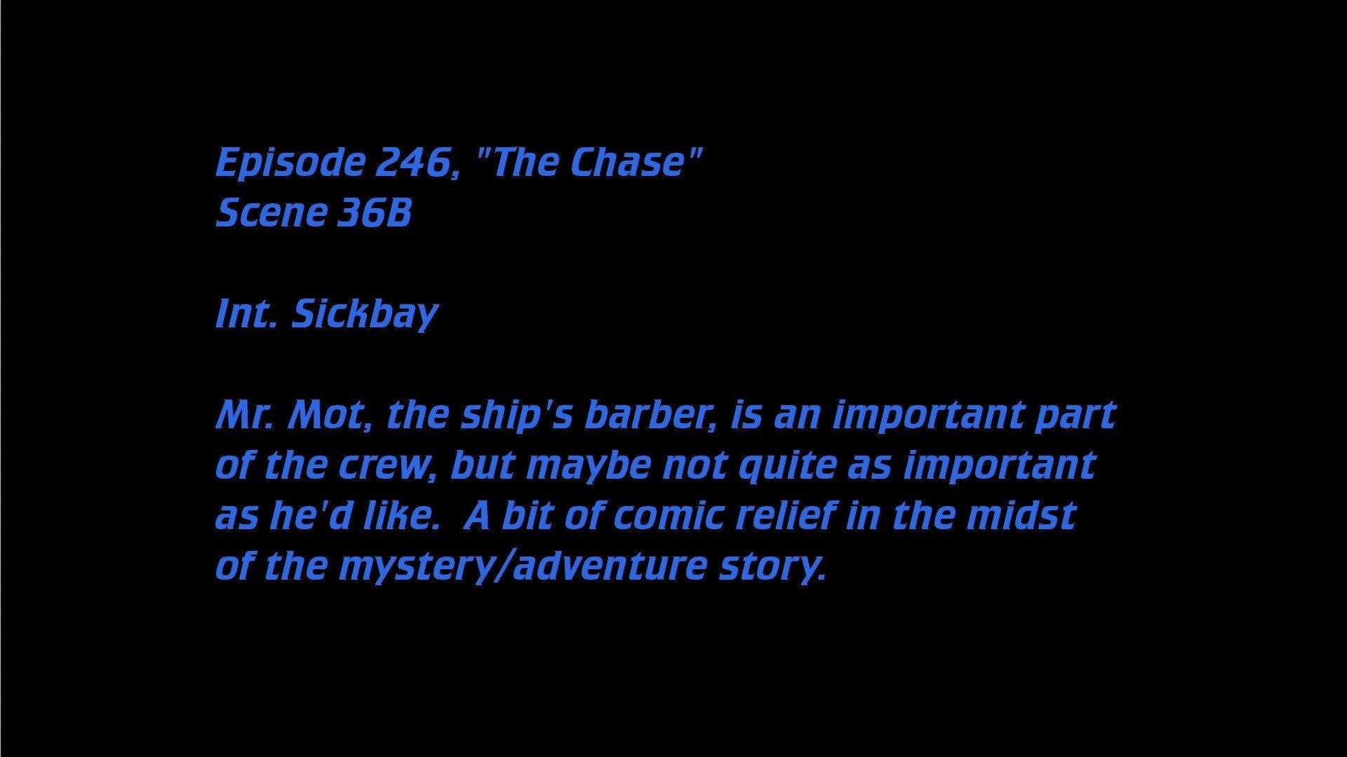 Still from Deleted Scenes: S06E20 – The Chase