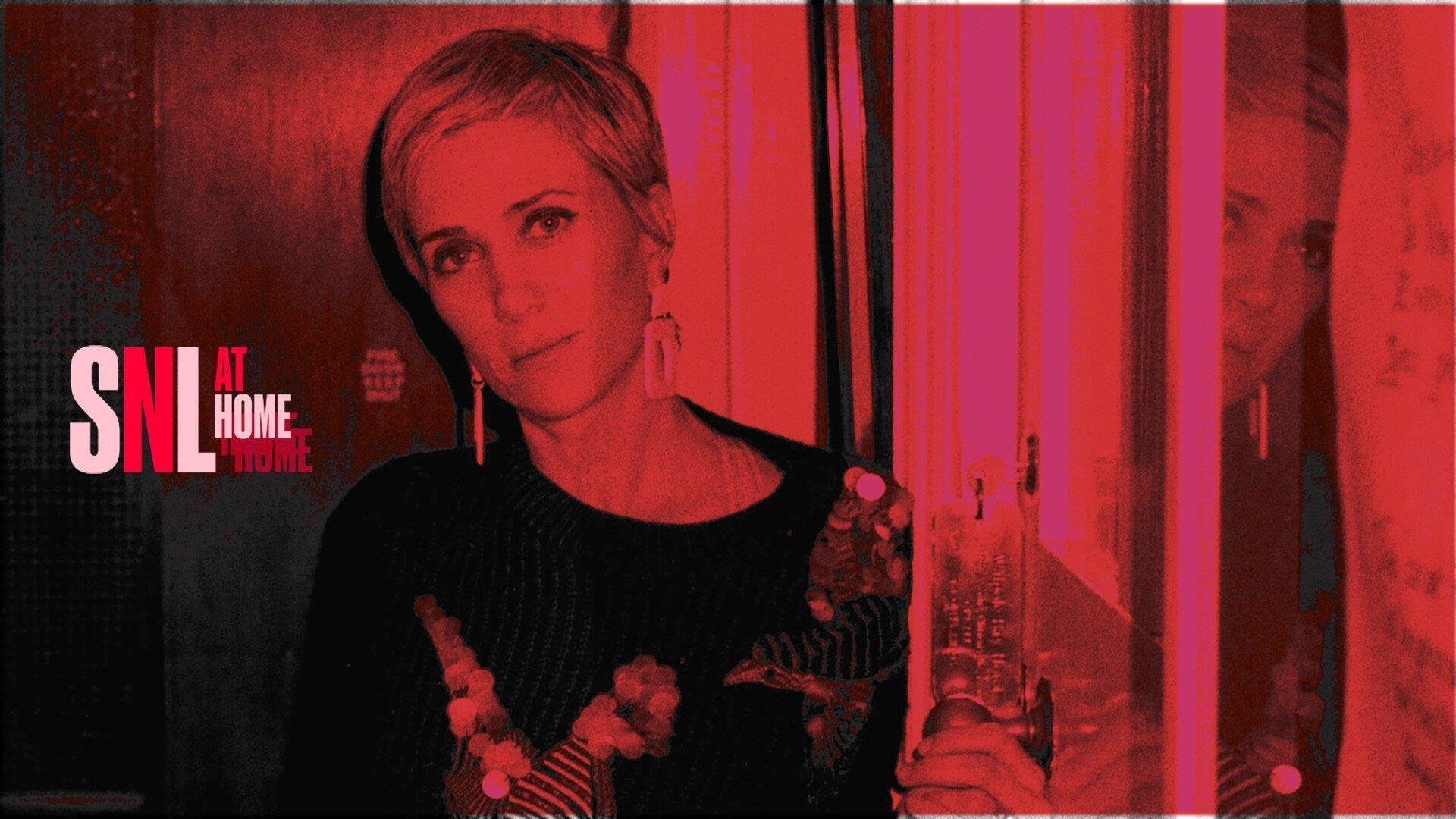 Still from SNL at Home 3: Kristen Wiig