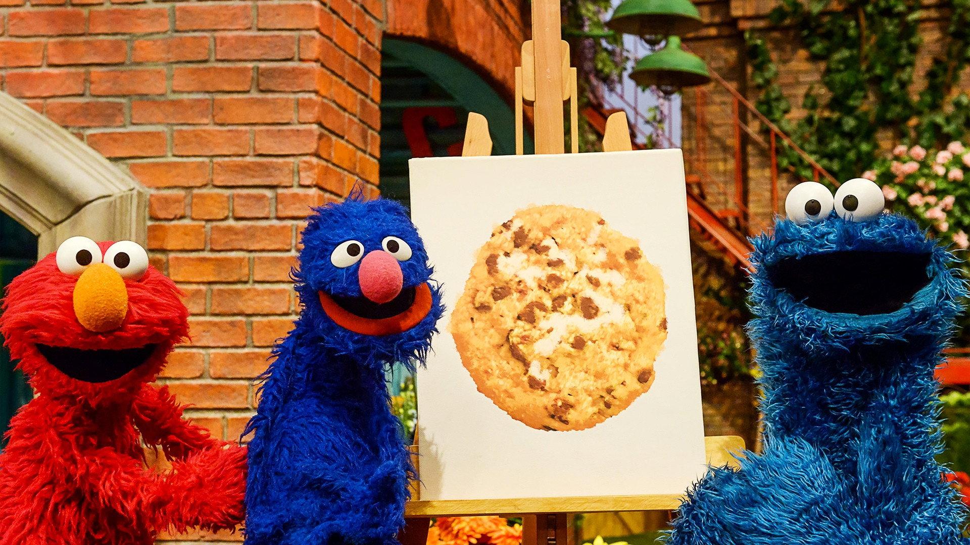 Still from Painting with Cookie Monster