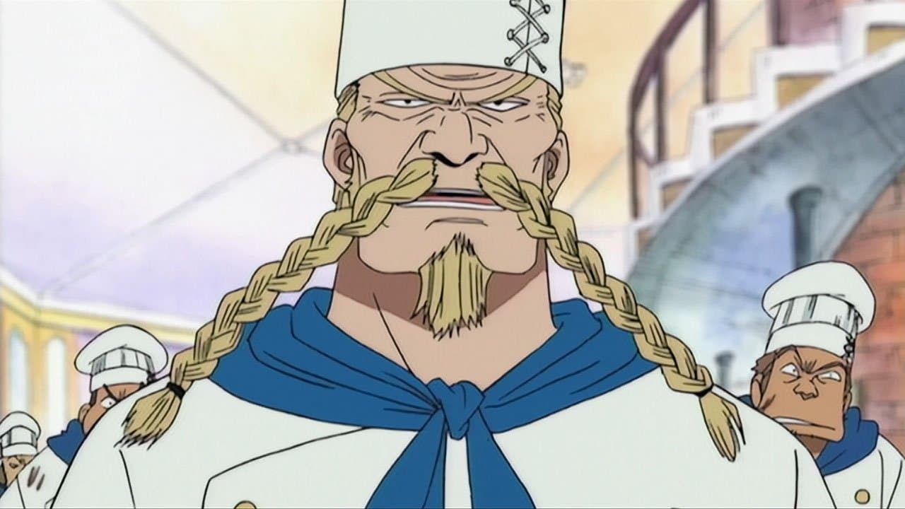 Still from Protect Baratie! The Great Pirate, Red Foot Zeff!