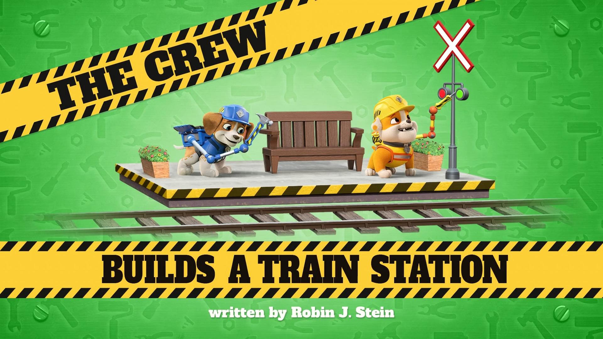 Still from The Crew Builds a Train Station