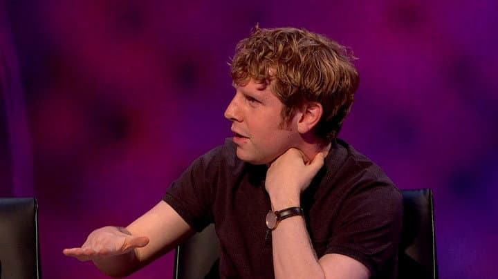 Still from James Acaster, Ed Byrne, Sara Pascoe, Josh Widdicombe
