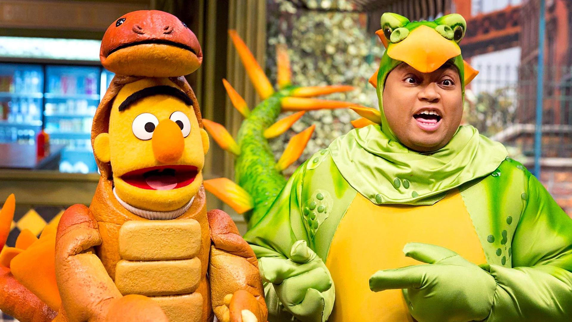 Still from When Dinosaurs Walked Sesame Street