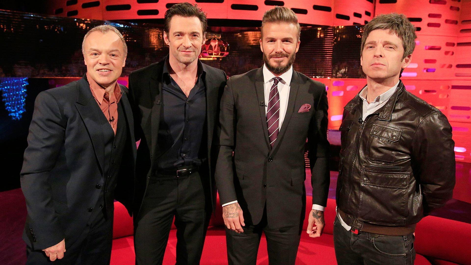 Still from David Beckham, Will Smith, Margot Robbie, Hugh Jackman, Noel Gallagher