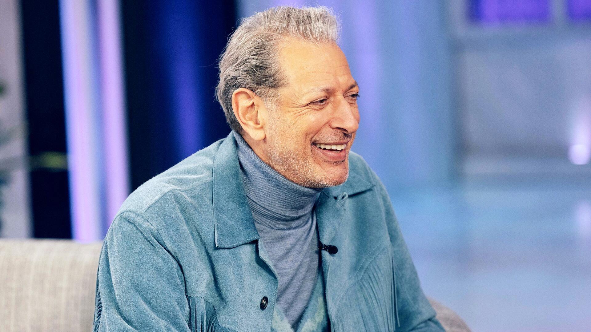 Still from Jeff Goldblum, Chase Stokes, Megan Piphus