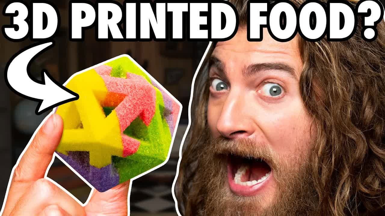 Still from We Try Foods From The Future (Taste Test)