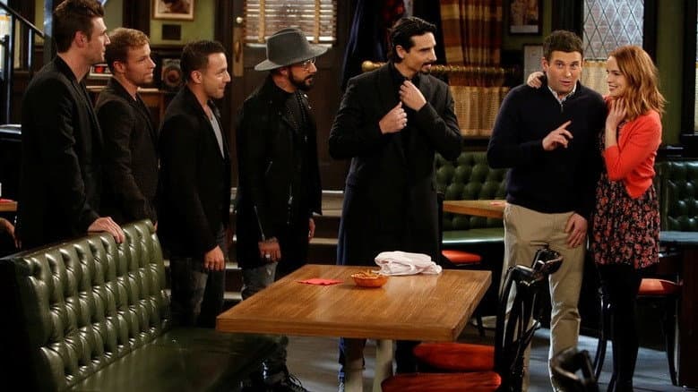 Still from The Backstreet Boys Walk Into a Bar (1 and 2)