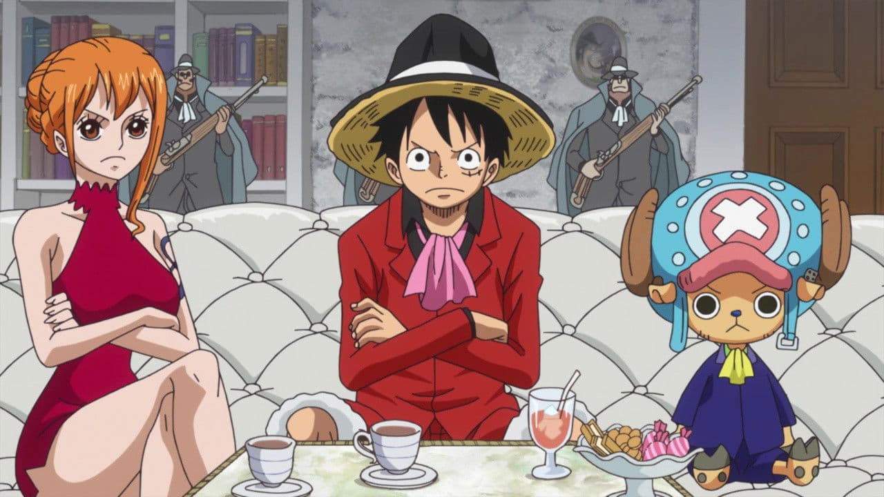 Still from A Secret Meeting! Luffy vs. the Fire Tank Pirates!