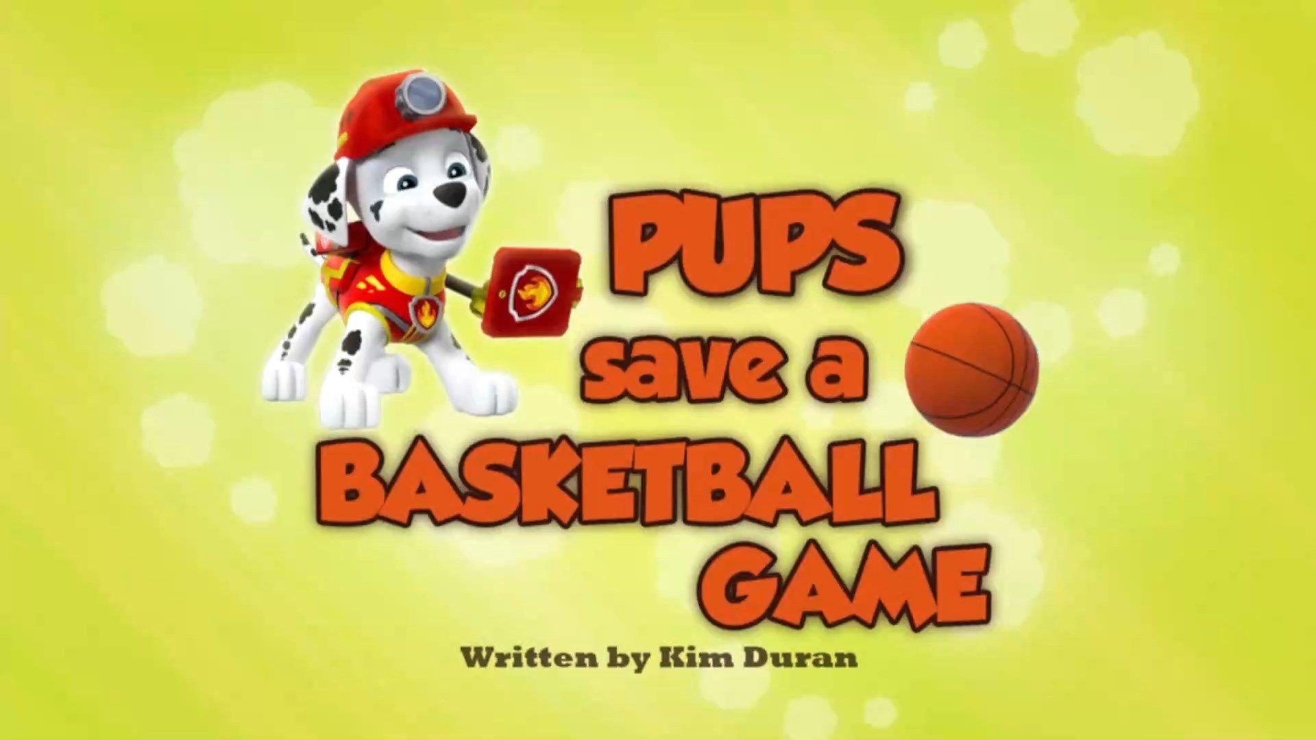 Still from Pups Save a Basketball Game