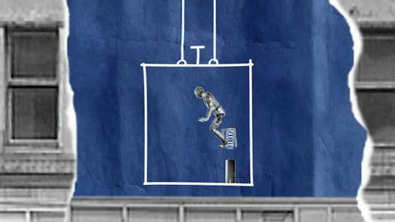 Still from Elevator of Death, Levitation Machine