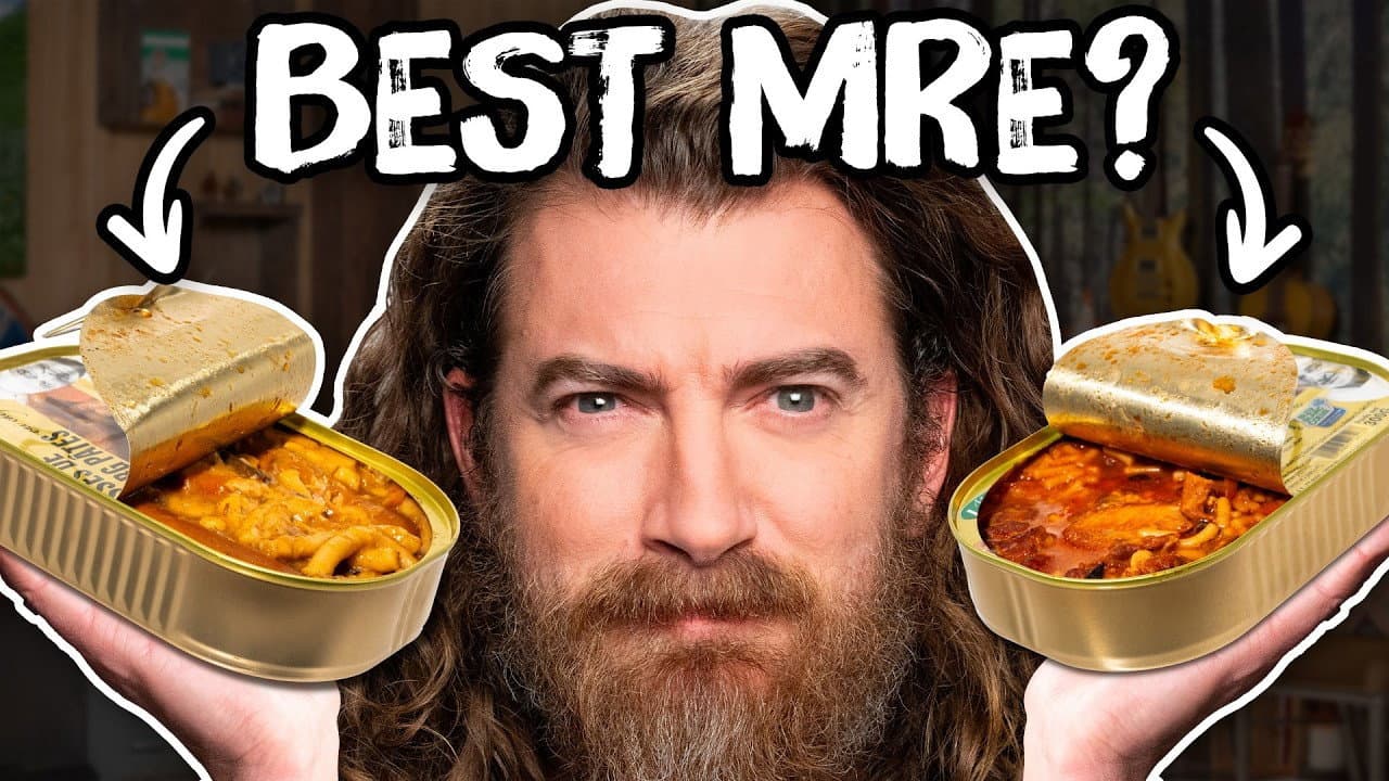 Still from Fancy MRE Taste Test (Survival Meal Kids)