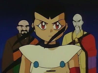Still from Sai Saici's New Attack! Blazing Dragon Gundam