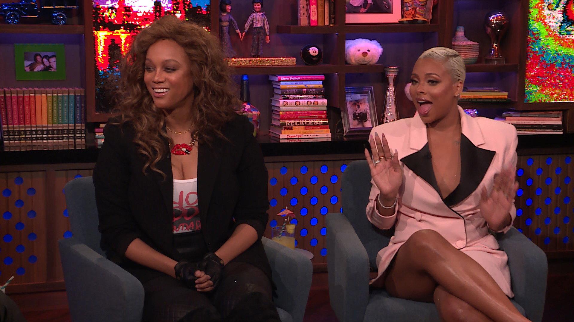 Still from Eva Marcille & Tyra Banks
