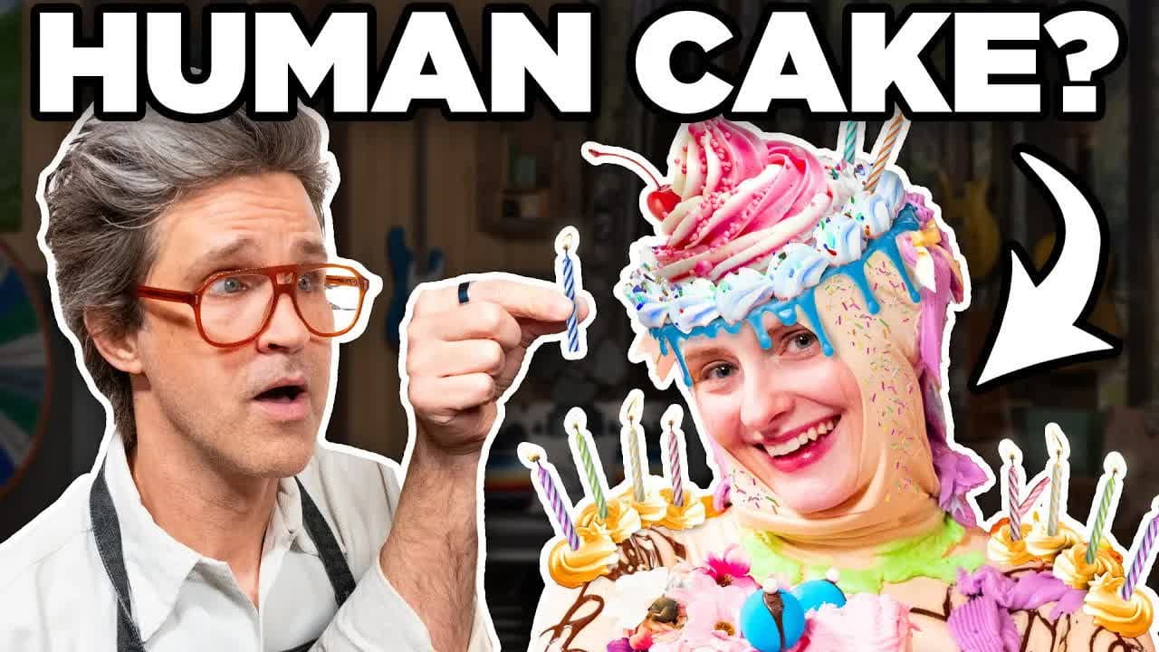 Still from We Make Human Cake