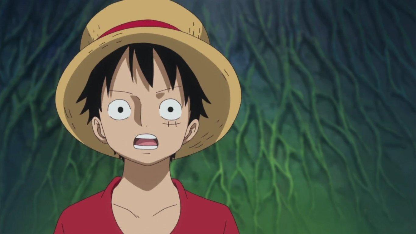 Still from A Vow Between Two Men - Luffy and Kozuki Momonosuke