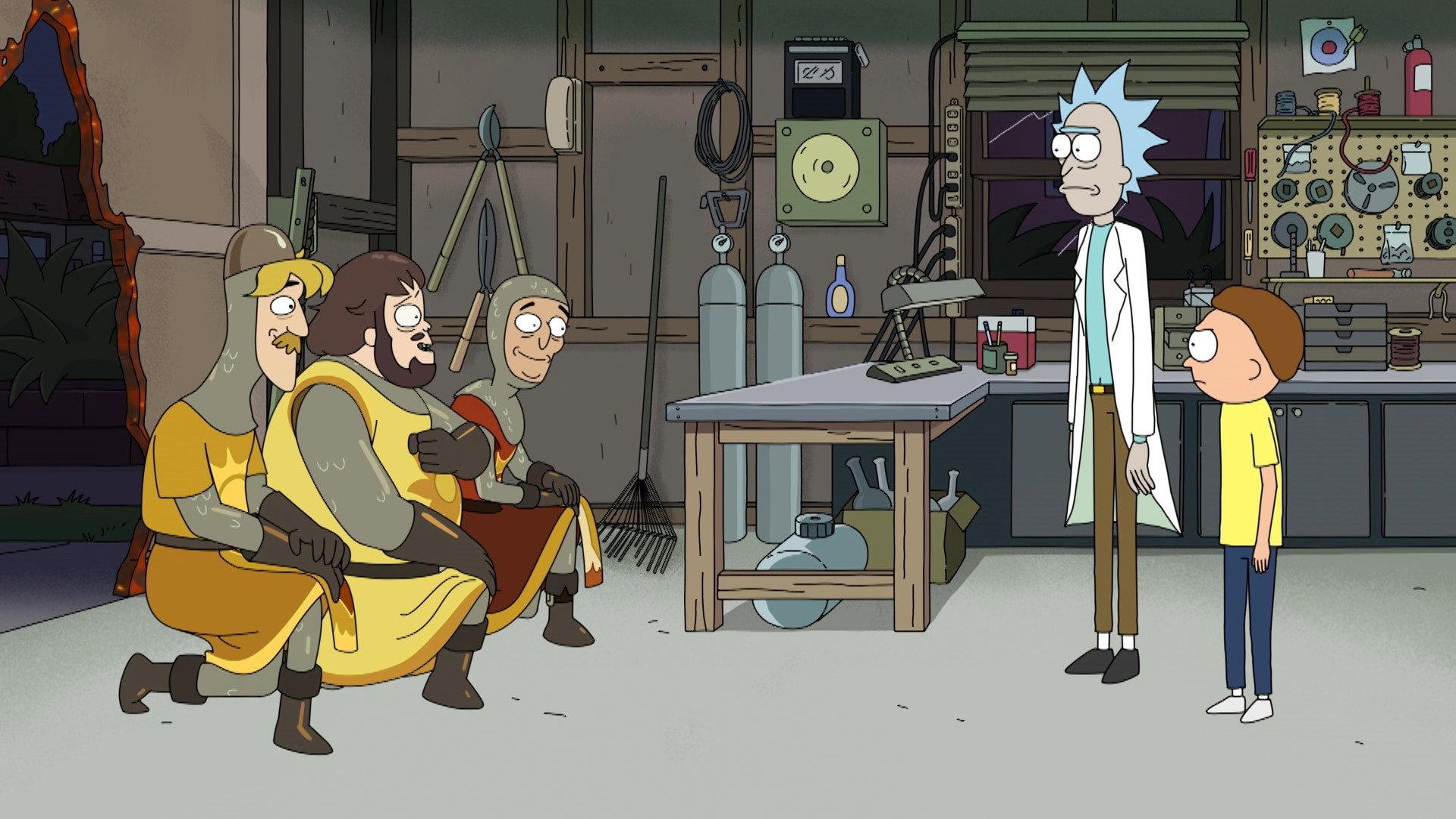 Still from A Rick in King Mortur's Mort