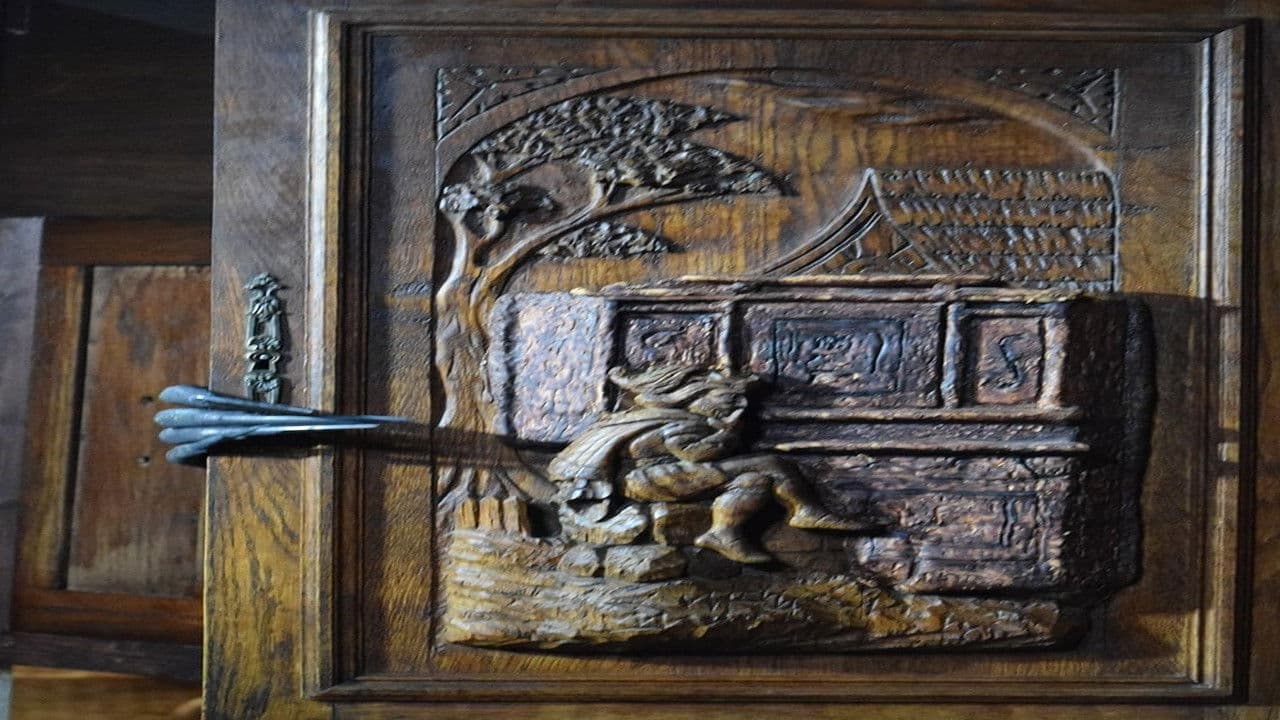 Still from The Haunted Cabinet