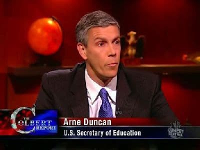 Still from Arne Duncan