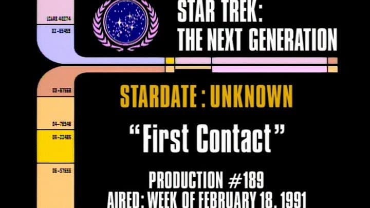 Still from Archival Mission Log: Year Four - Inside The Star Trek Archives - "First Contact"