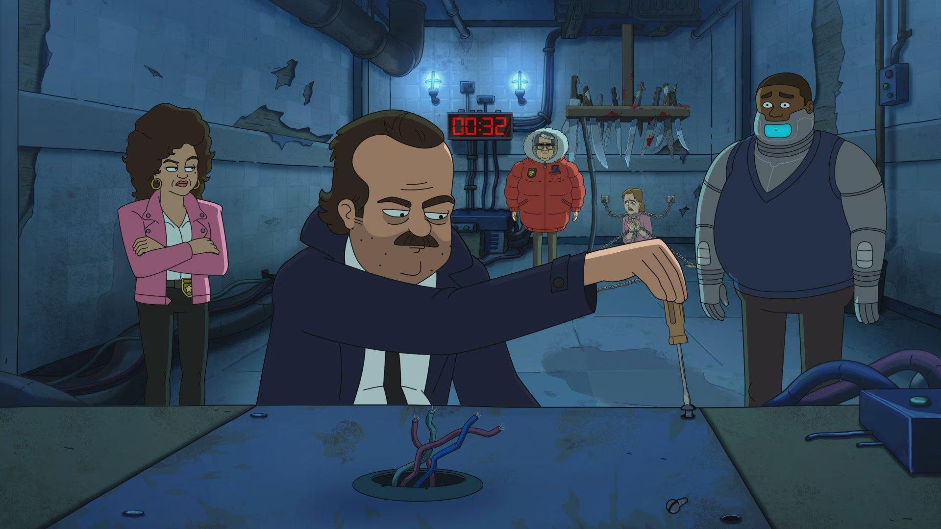 Still from Murder on the Splurt Express
