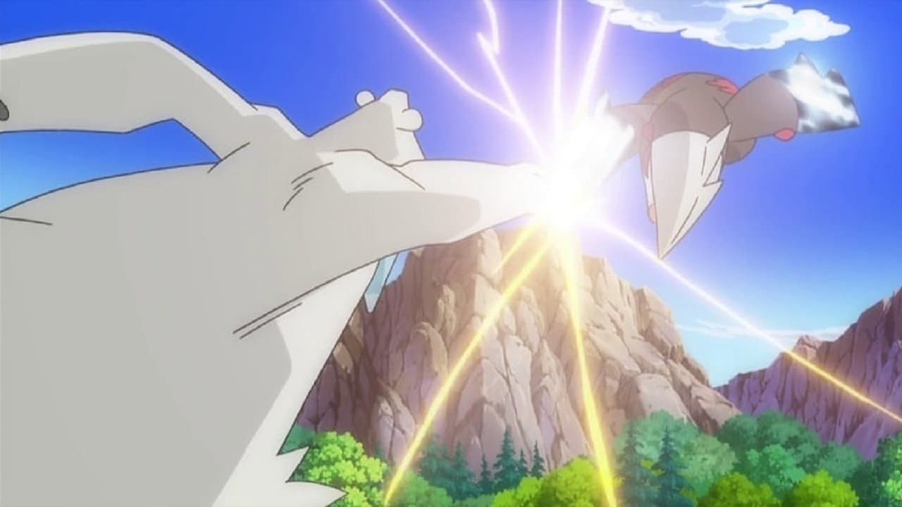 Still from Iris and Excadrill Against the Dragon Buster!