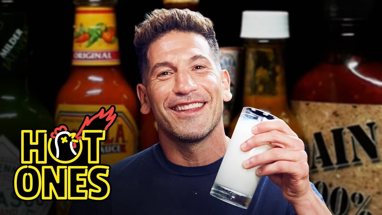 Still from Jon Bernthal Gets Punished by Spicy Wings