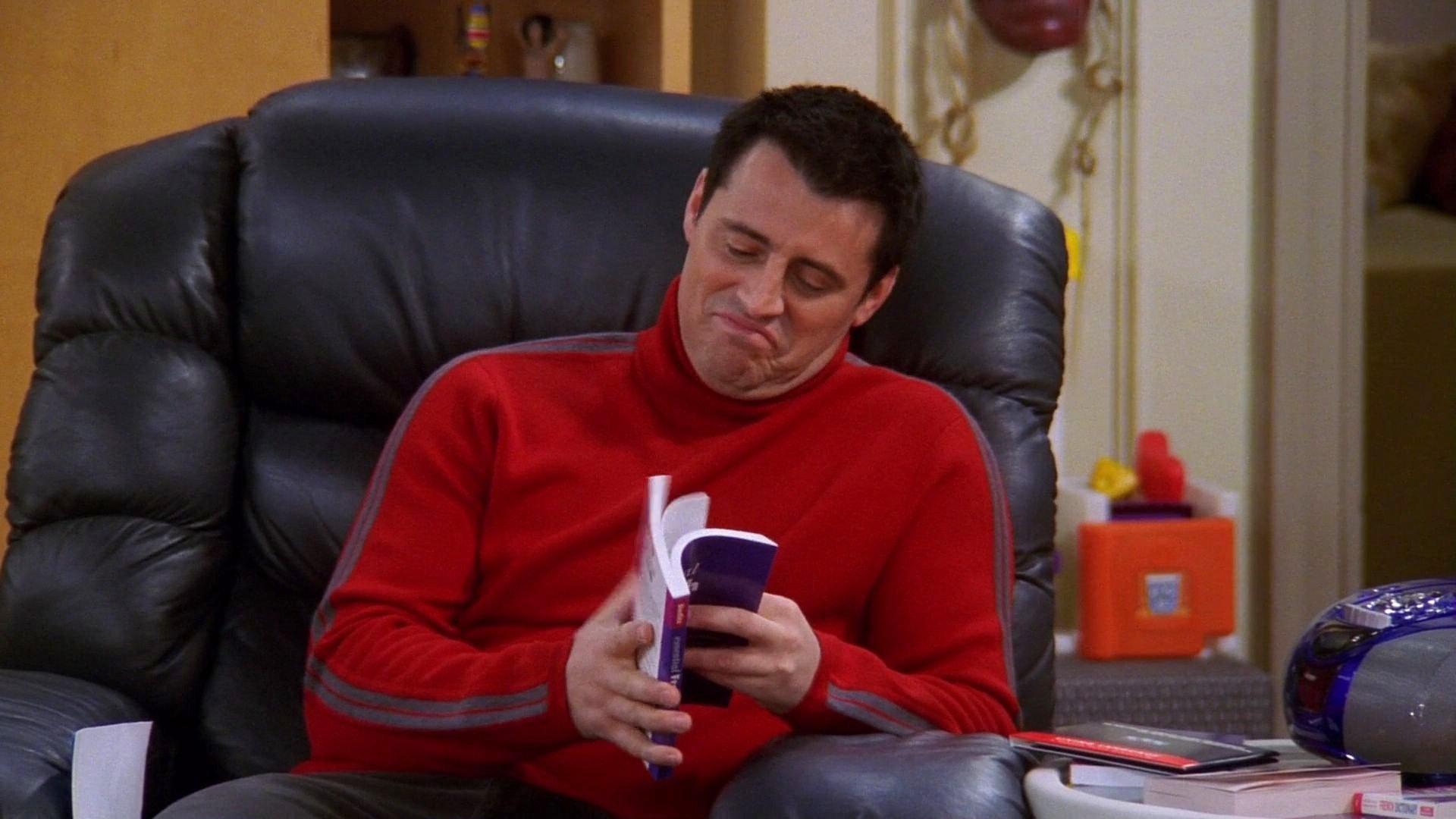 Still from The One Where Joey Speaks French