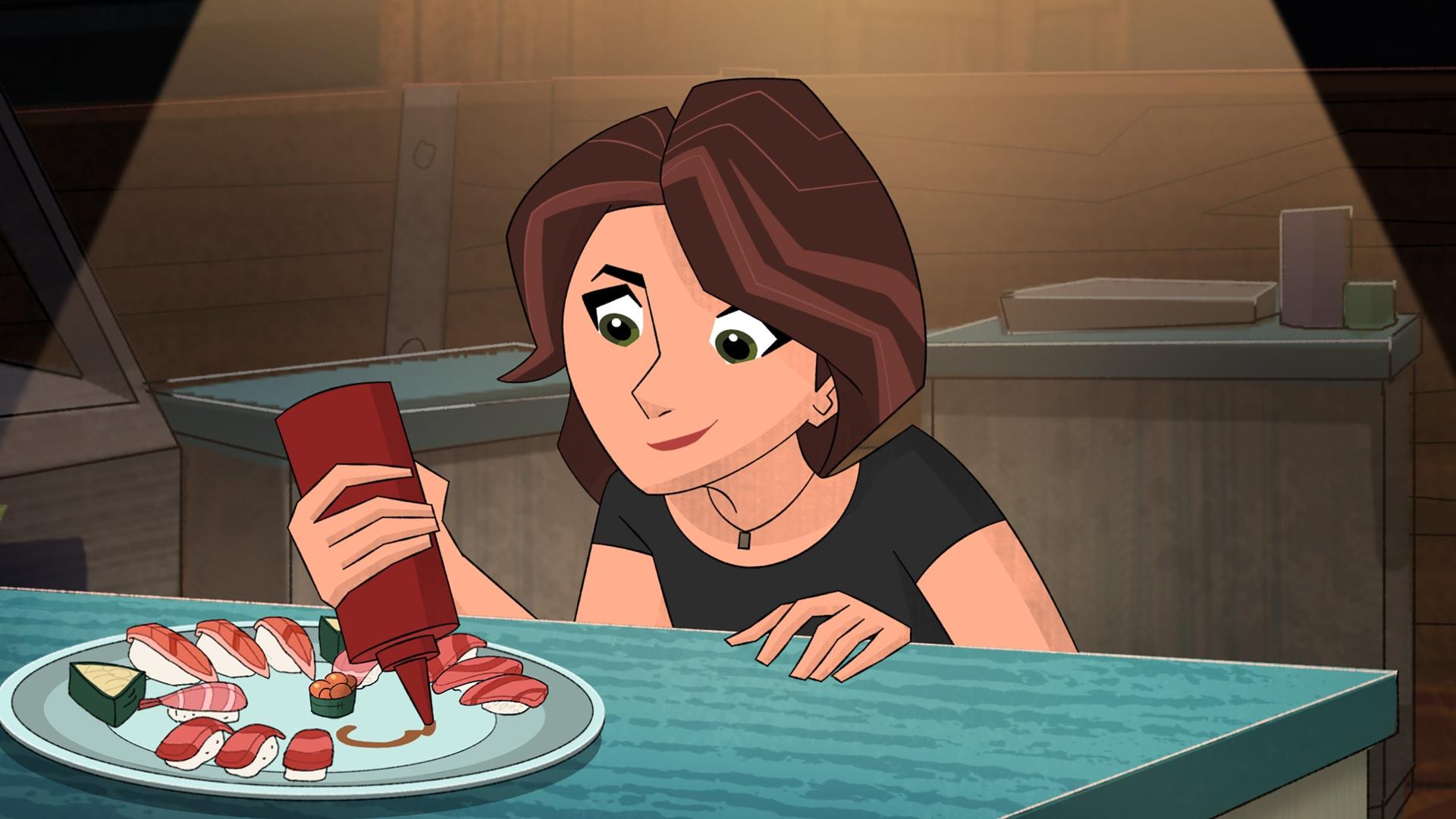 Still from Food Fight