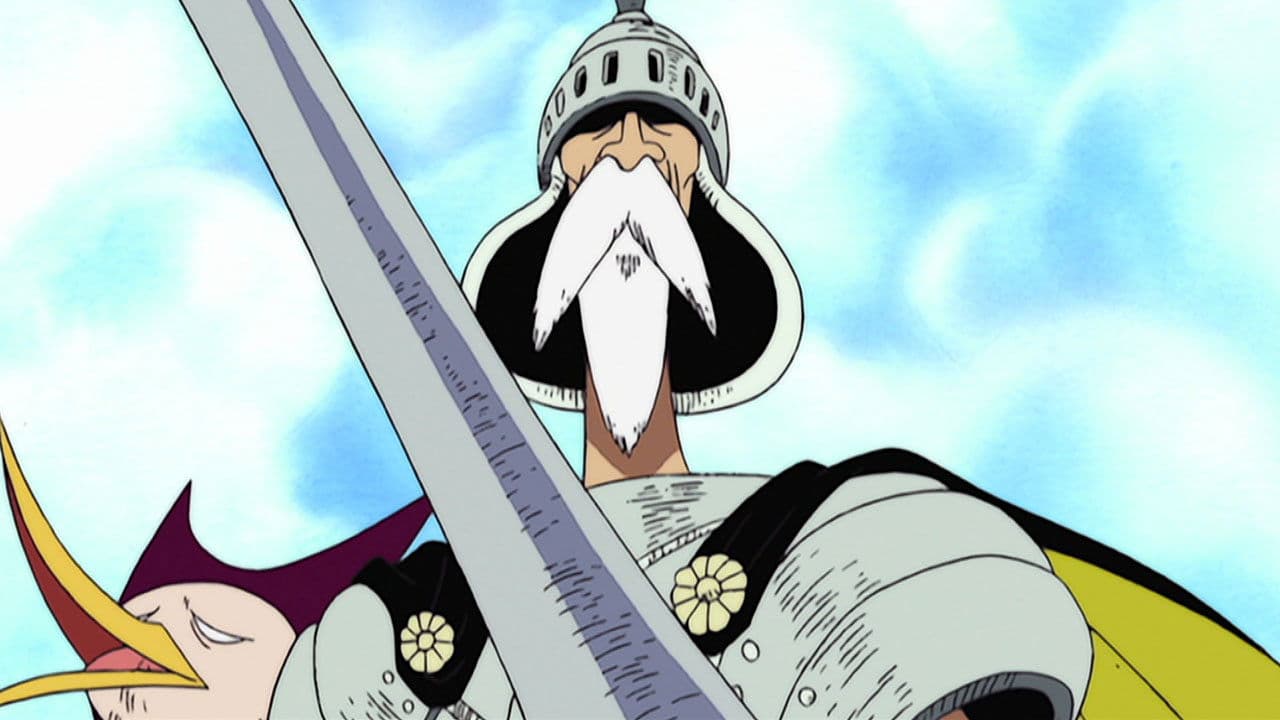 Still from Sail the White Sea! The Sky Knight and the Gate in the Clouds!