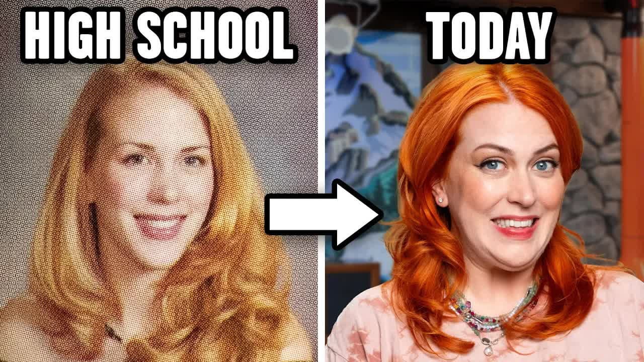 Still from Revealing Our Cringey High School Photos