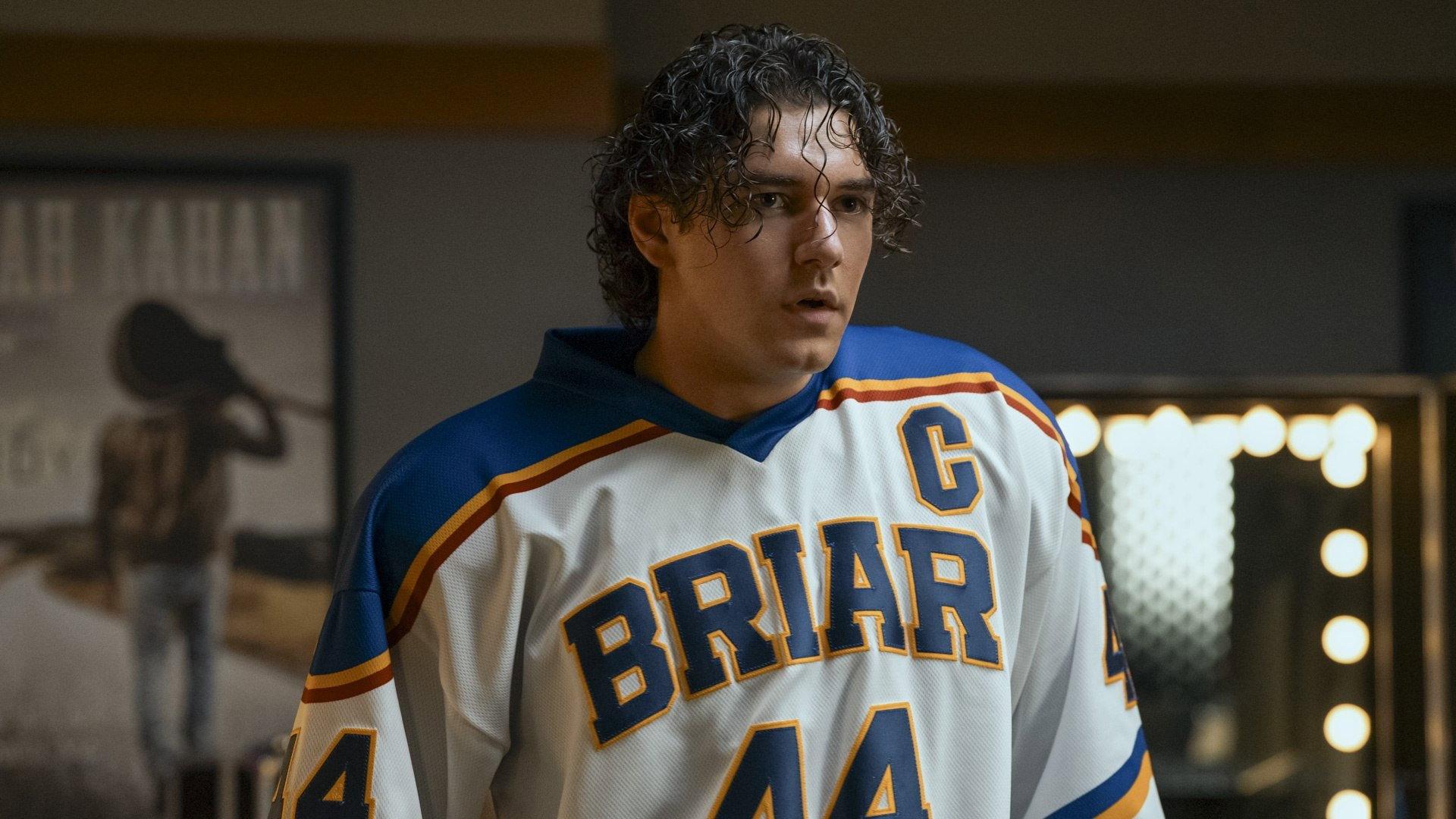 Still from The Faceoff
