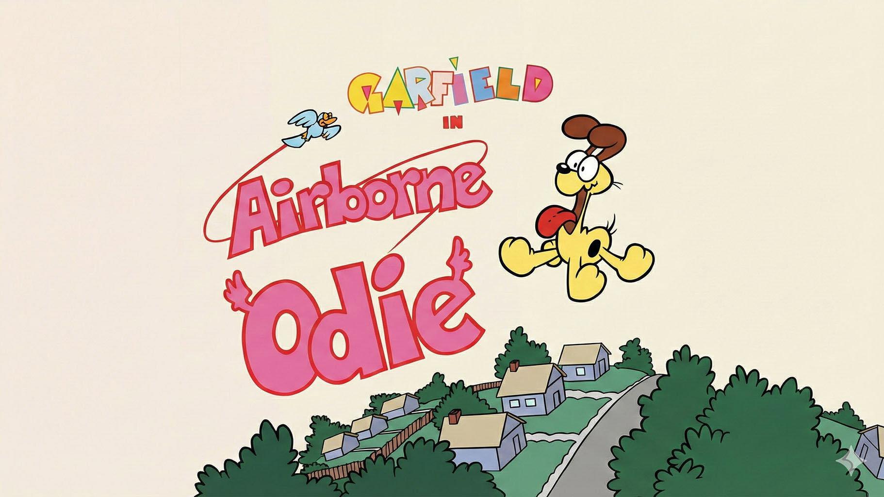 Still from Airborne Odie