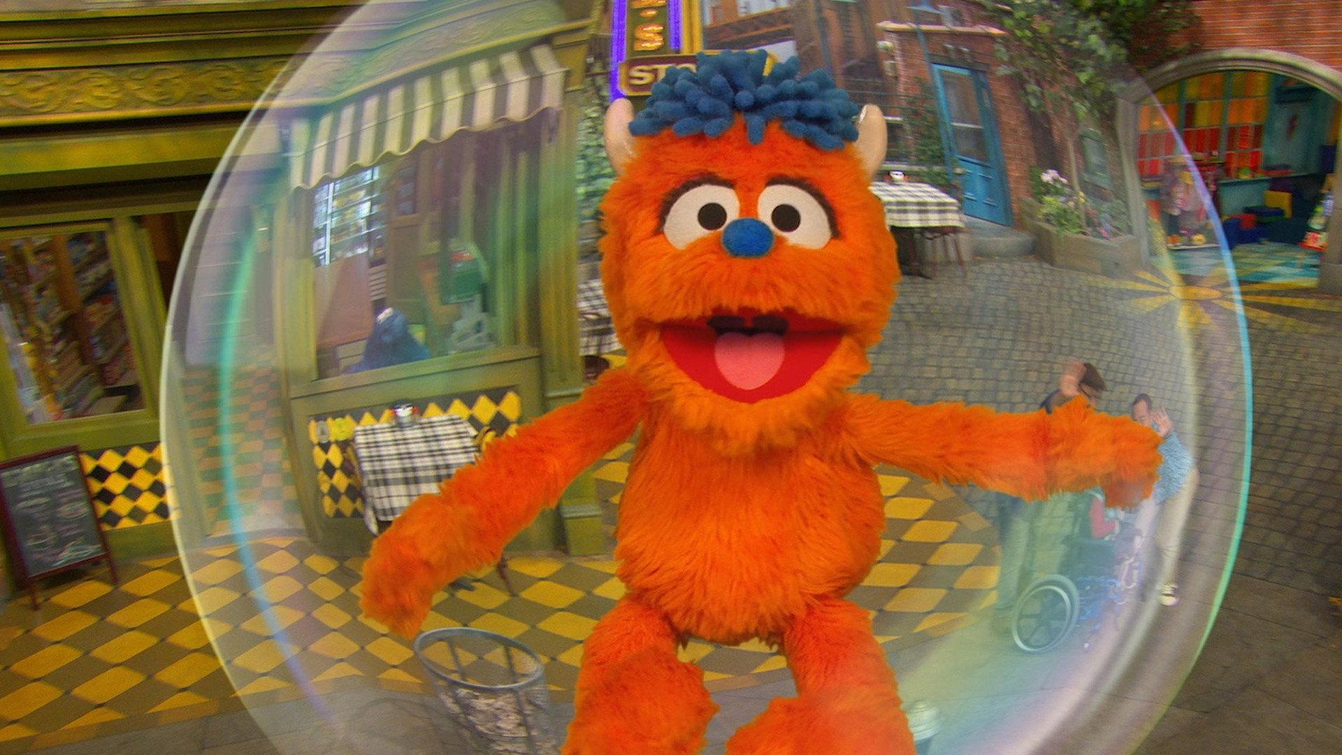 Still from Rudy Blows His First Bubble