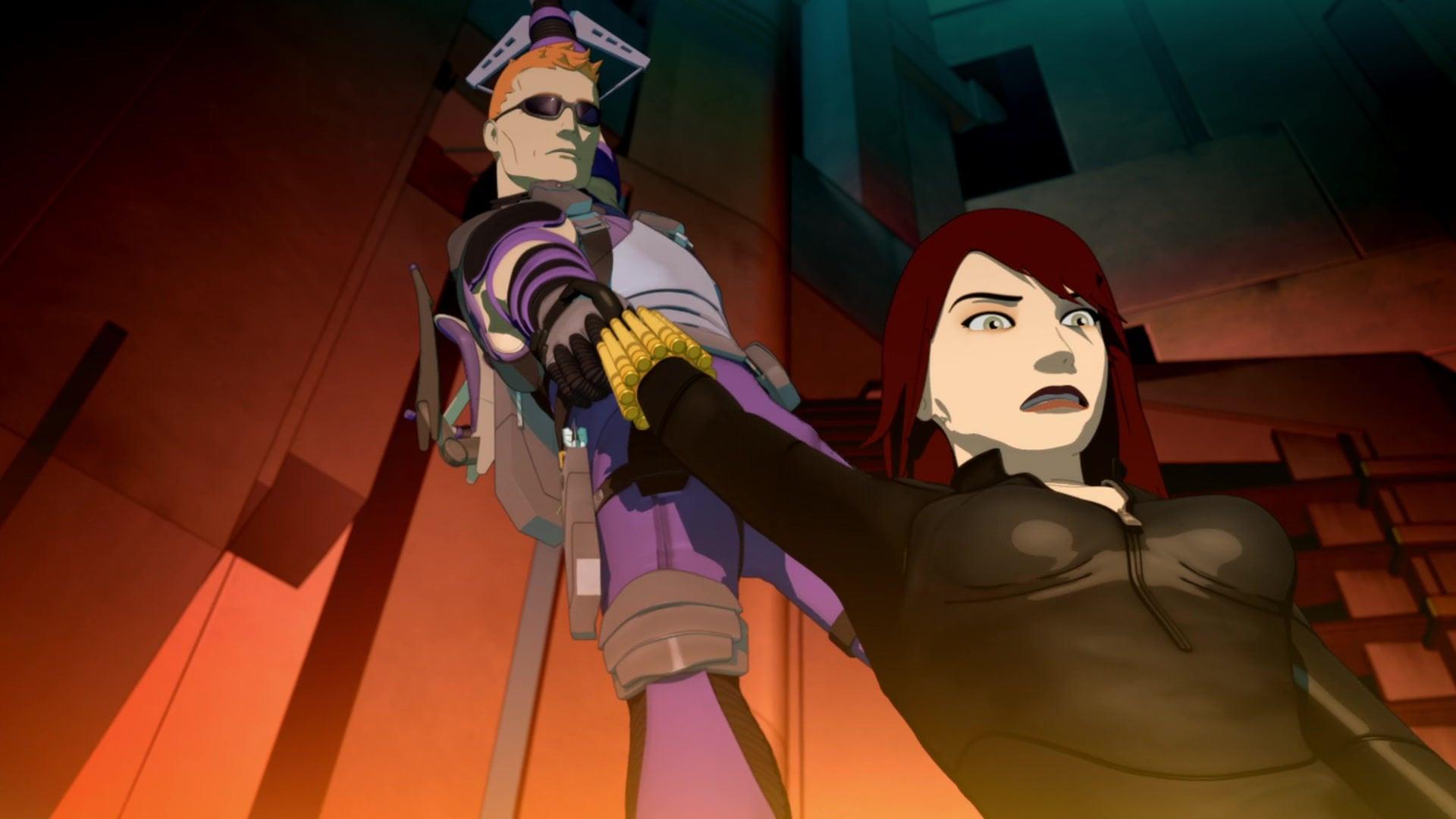Still from The Hawk and the Spider