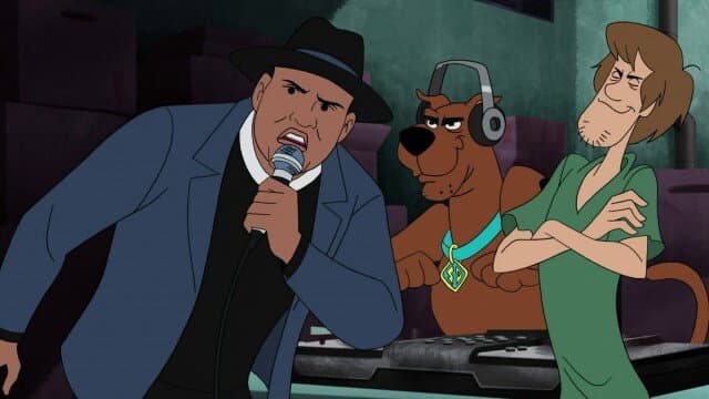 Still from The Legend of the Gold Microphone!