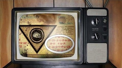 Still from Old Man McGucket's Conspiracy Corner - Cryptograms